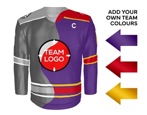 Show details for 3 STRIPE HOCKEY JERSEY